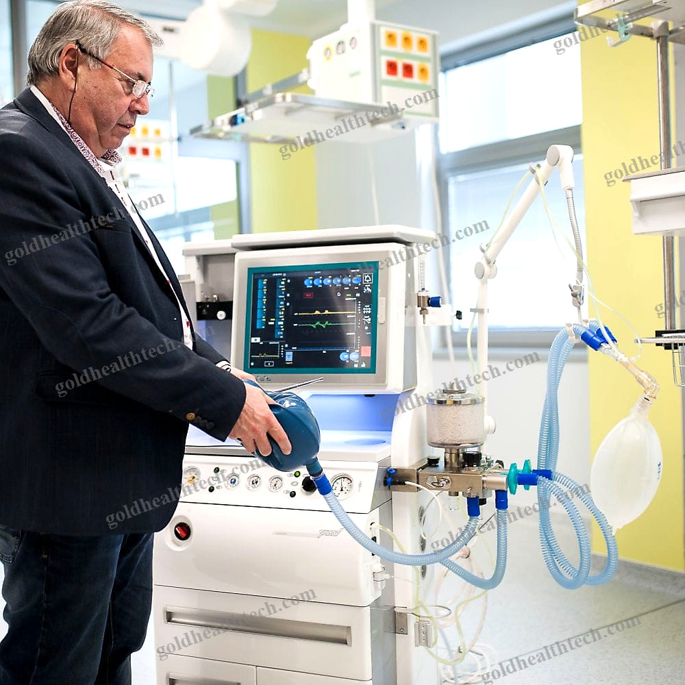 Trolley-Mounted Anesthesia Workstation