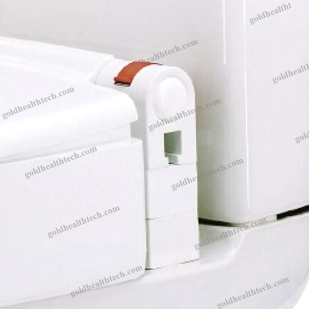 Raised Toilet Seat With Armrests