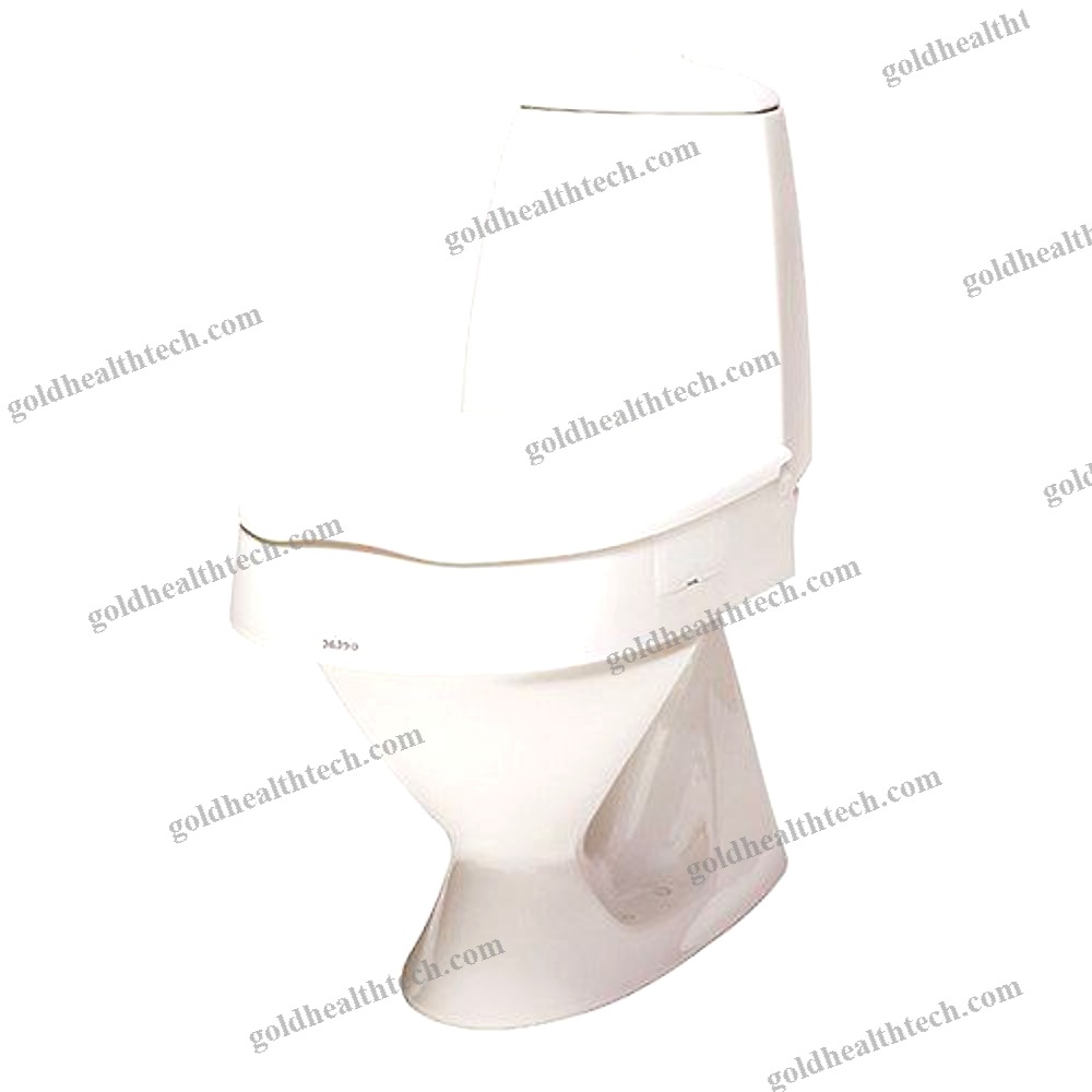 Raised Toilet Seat With Armrests
