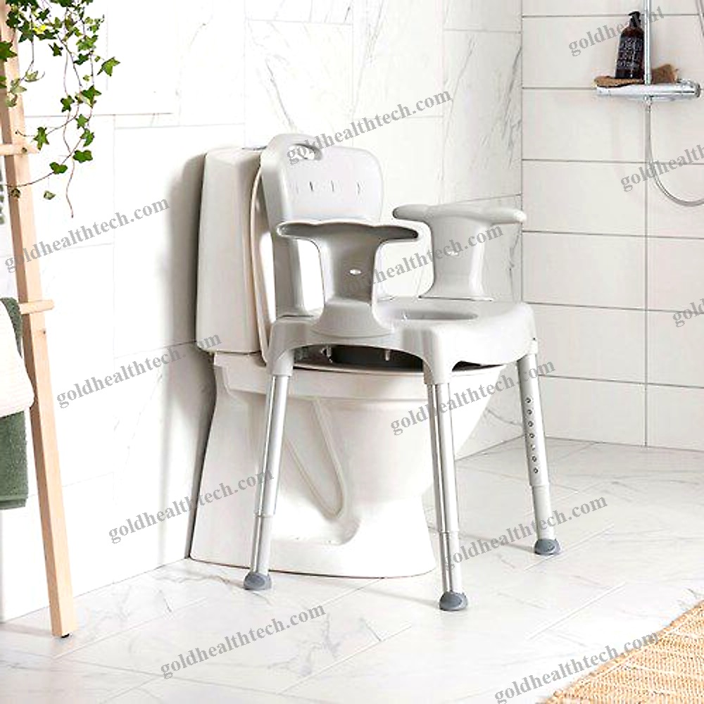 Commode Chair With Armrests