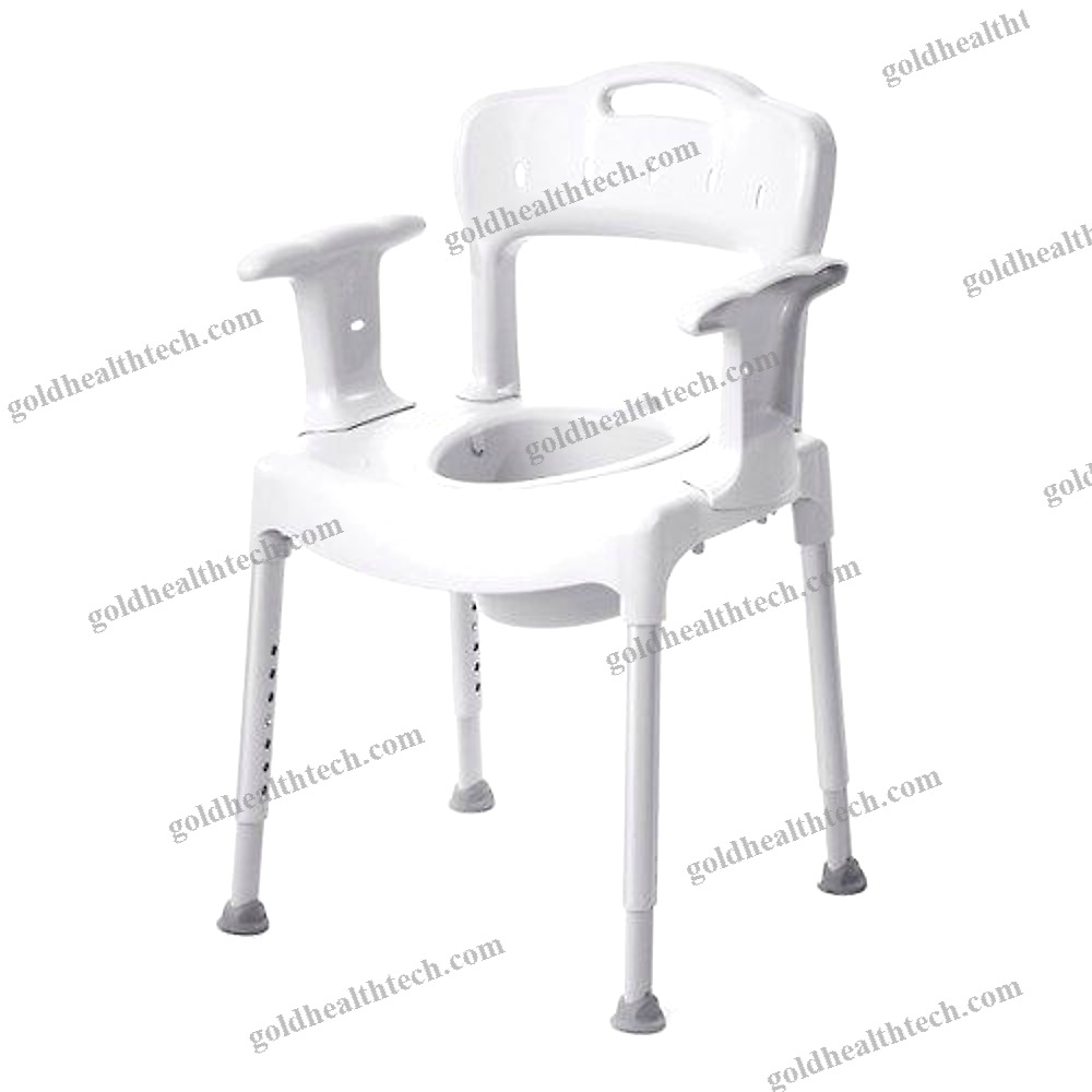 Commode Chair With Armrests