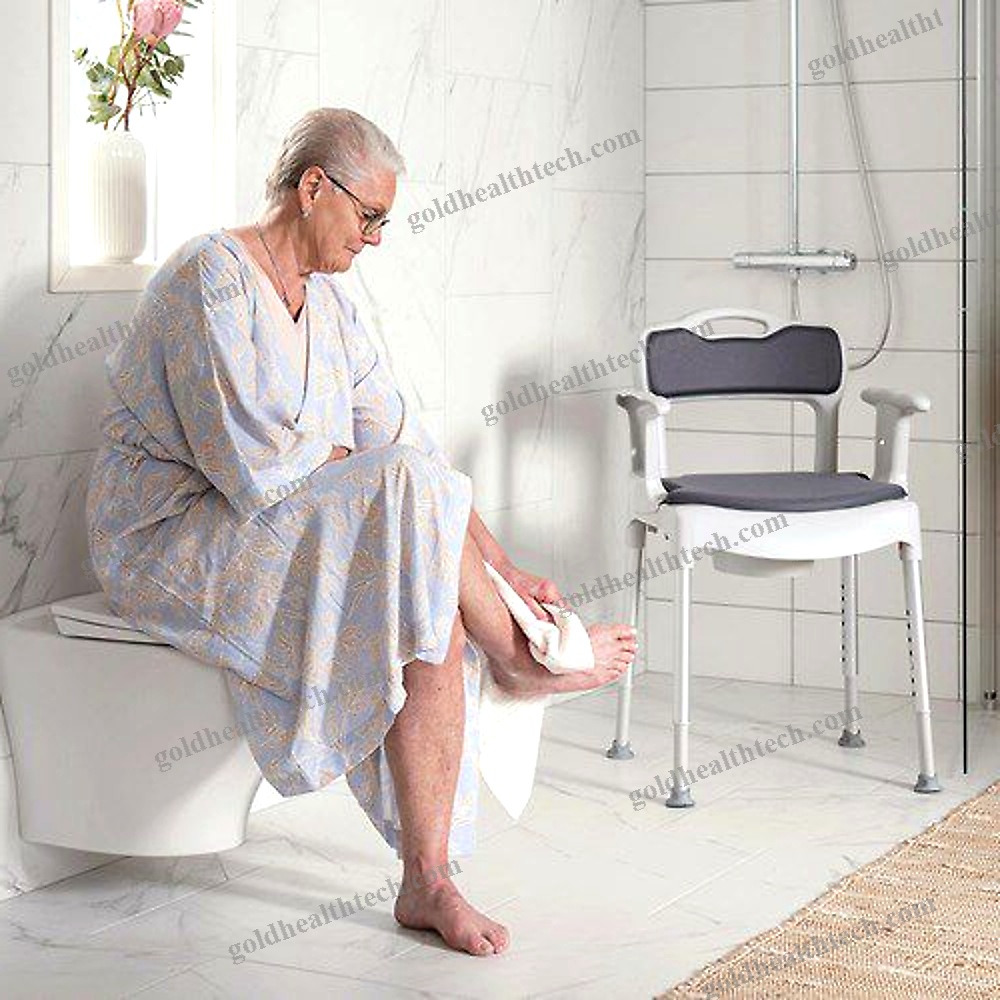 Commode Chair With Armrests