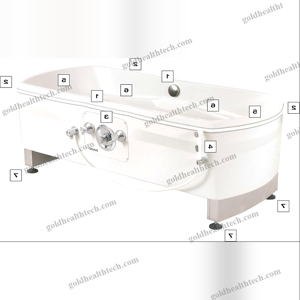 Electric Medical Bathtub