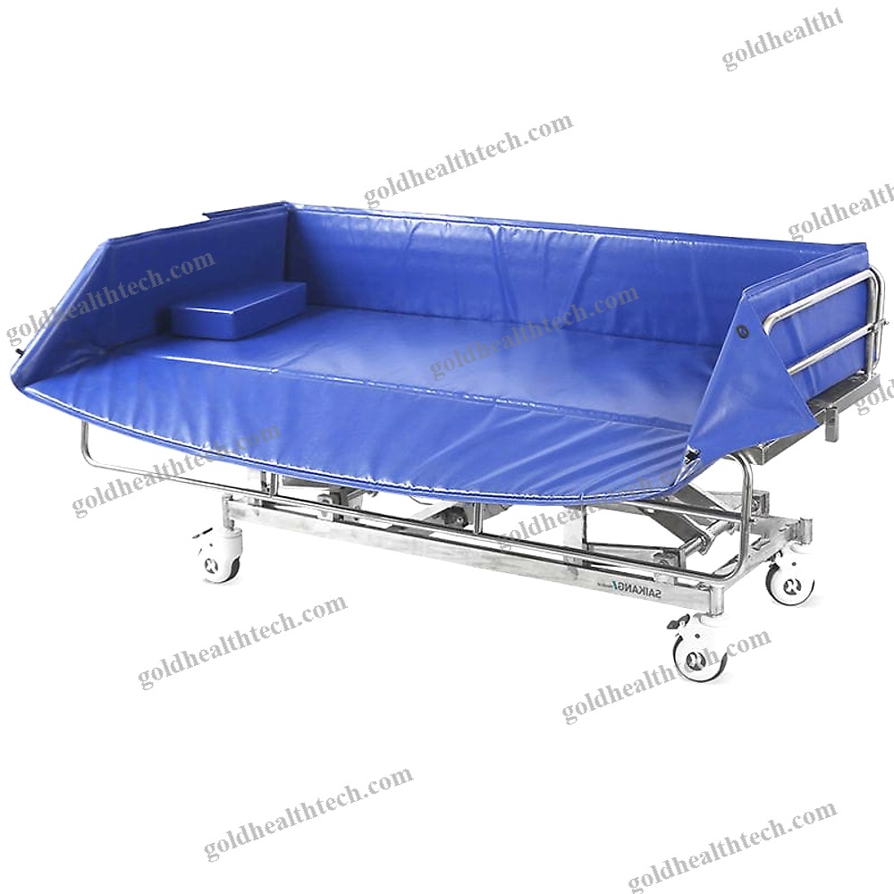 Height-Adjustable Shower Trolley