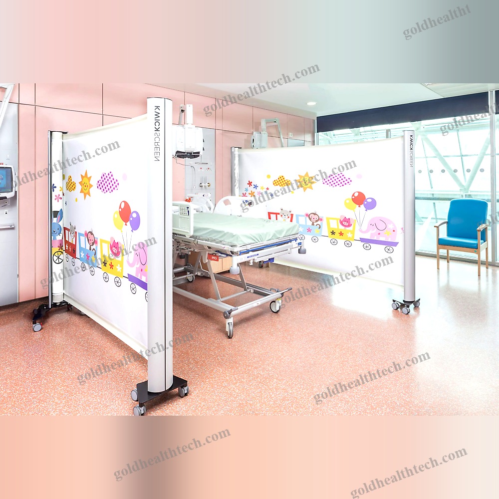 Hospital Screen On Casters