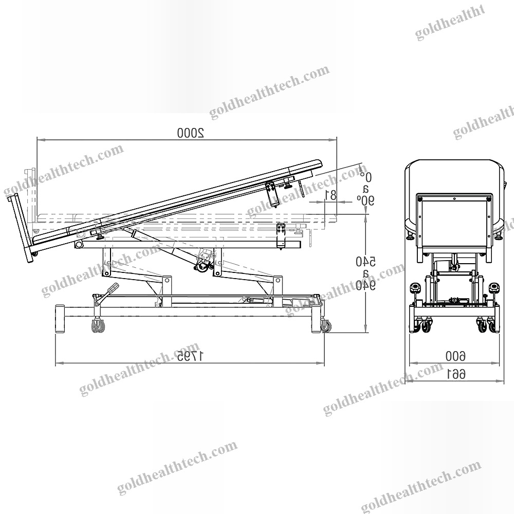 1 Section Tilt Table