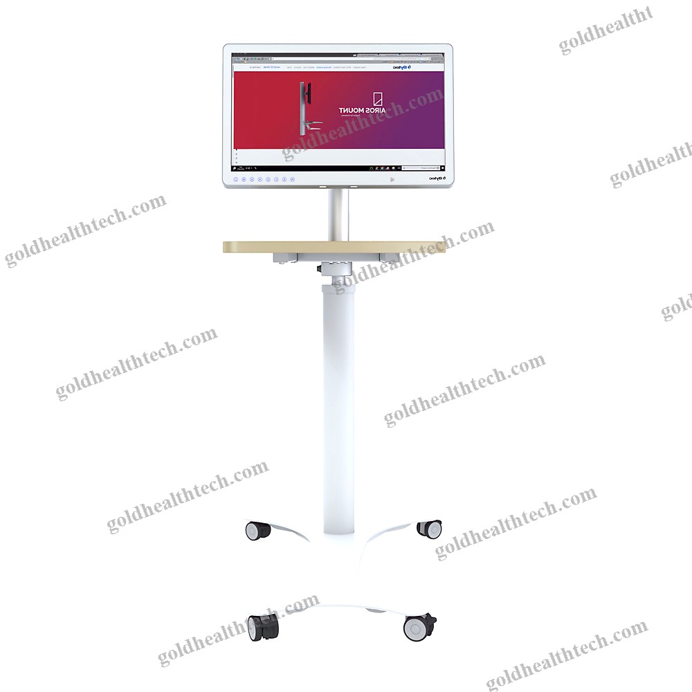 Height-Adjustable Telemedicine Cart