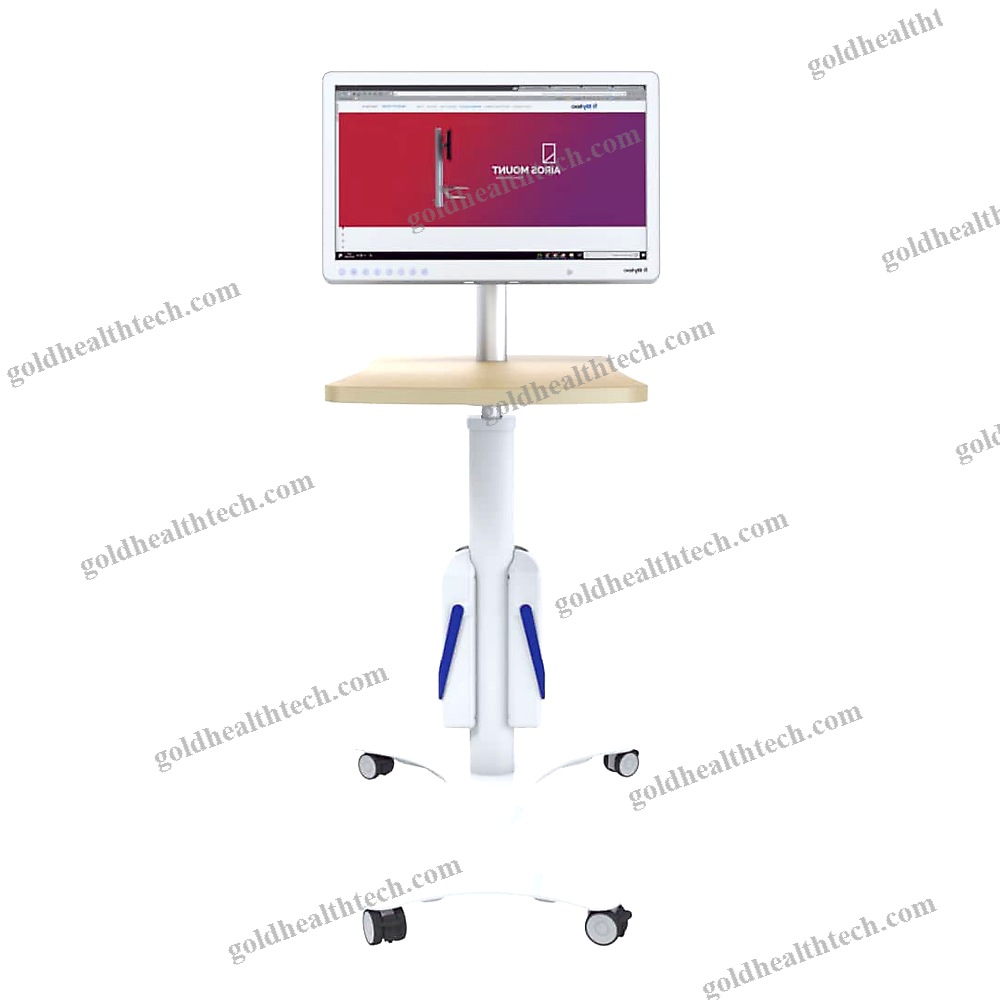 Height-Adjustable Telemedicine Cart