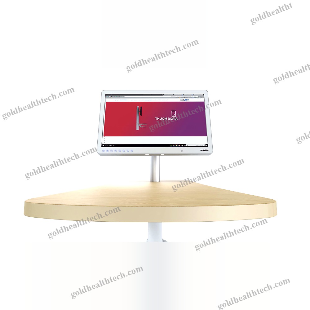 Height-Adjustable Telemedicine Cart