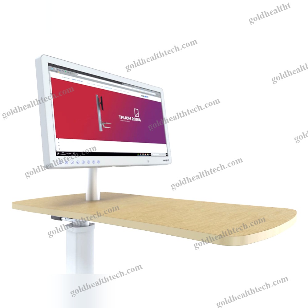 Height-Adjustable Telemedicine Cart