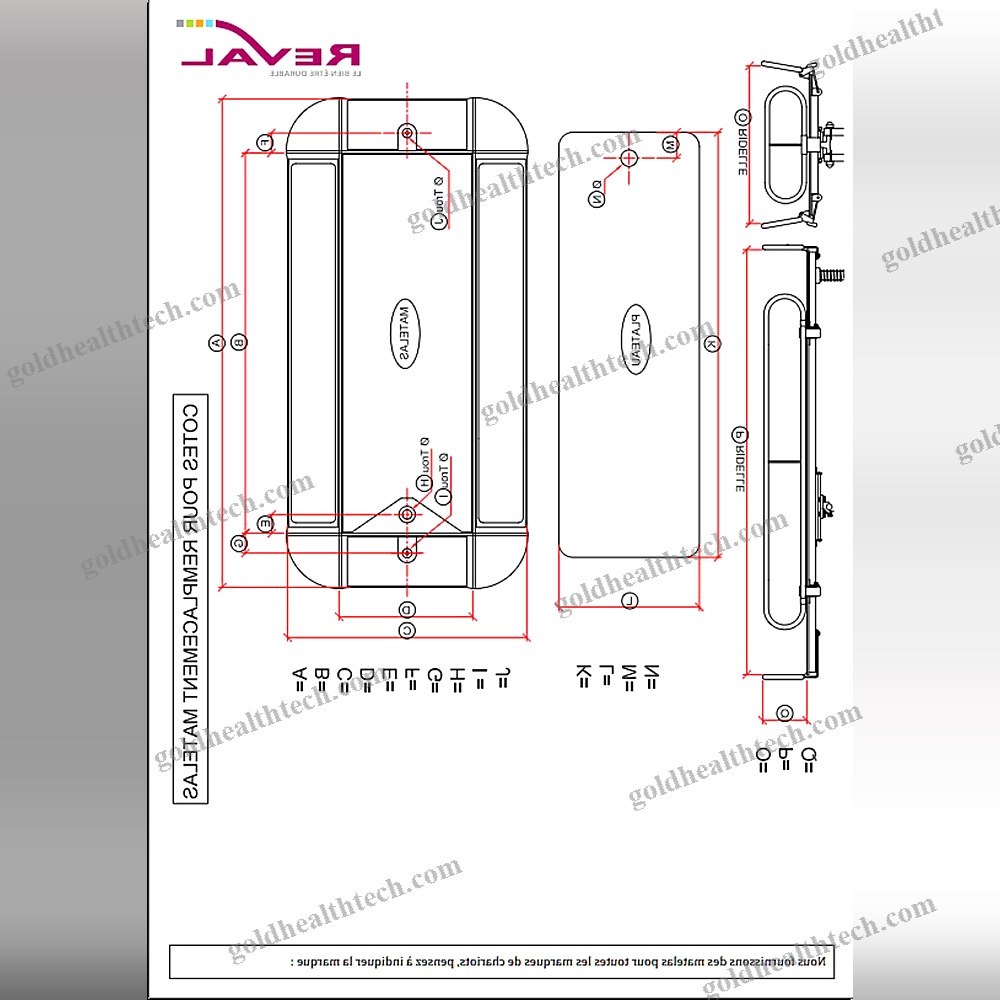 Shower Trolley Mattress