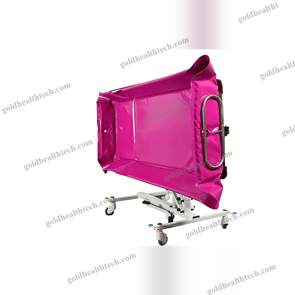 Height-Adjustable Shower Trolley