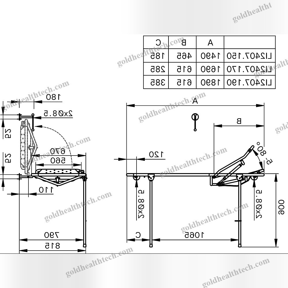 Wall-Mounted Shower Stretcher