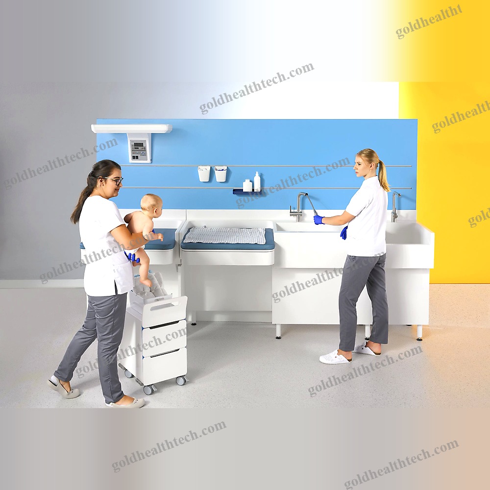 Changing Station With Sink