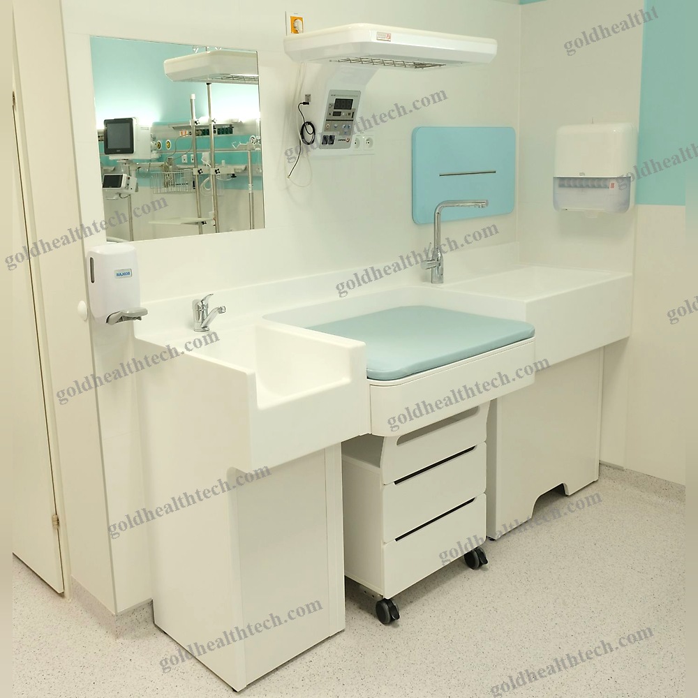 Changing Station With Sink