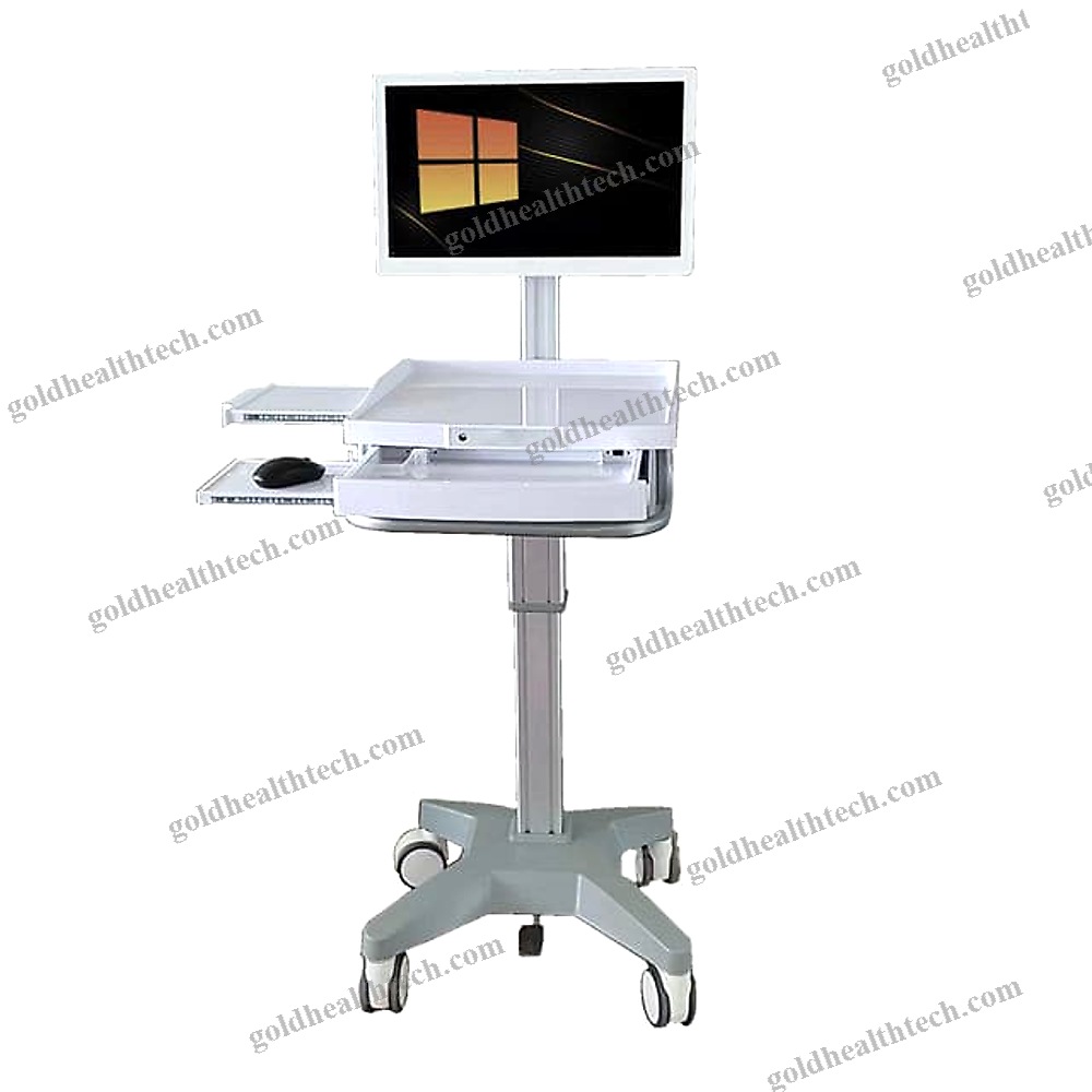 Medicine Distribution Computer Cart