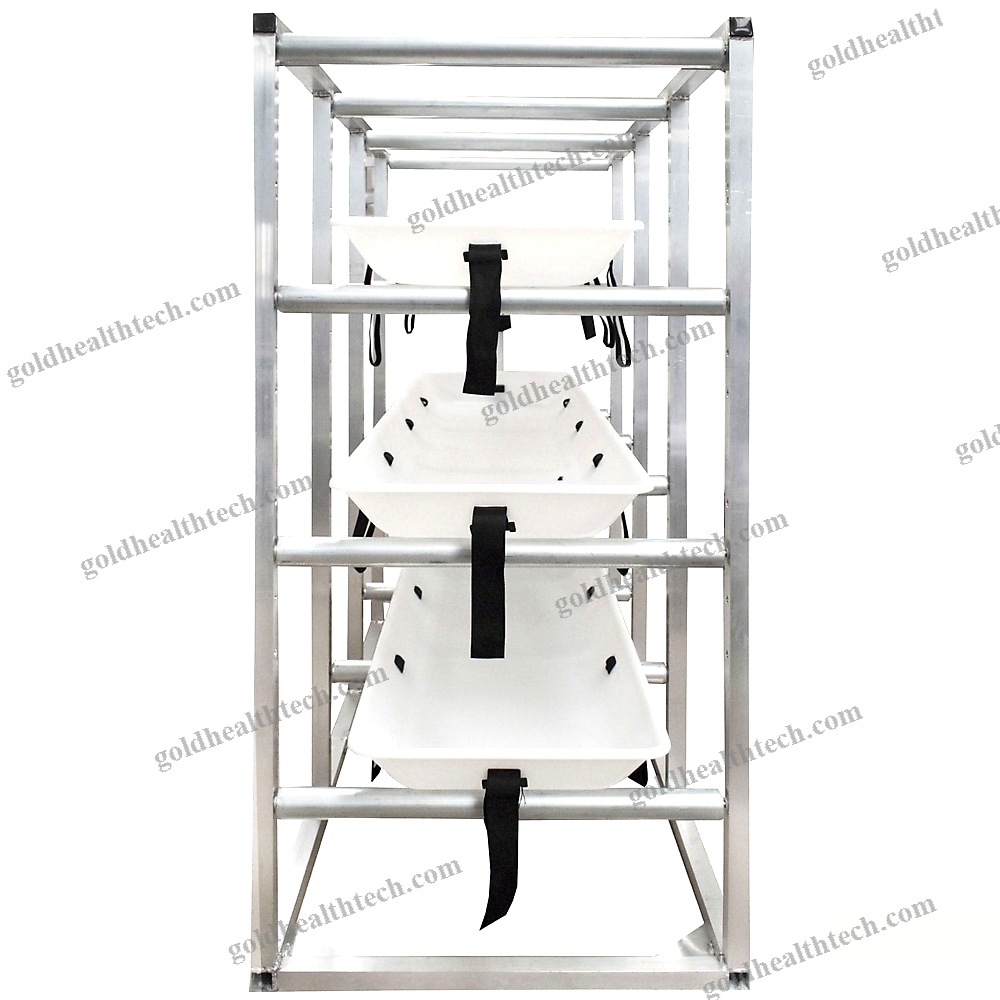 Mortuary Stretcher Storage Rack