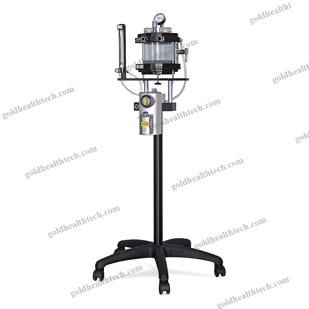 Trolley-Mounted Veterinary Anesthesia Workstation