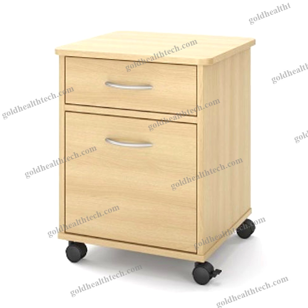 Bedside Table On Casters 1