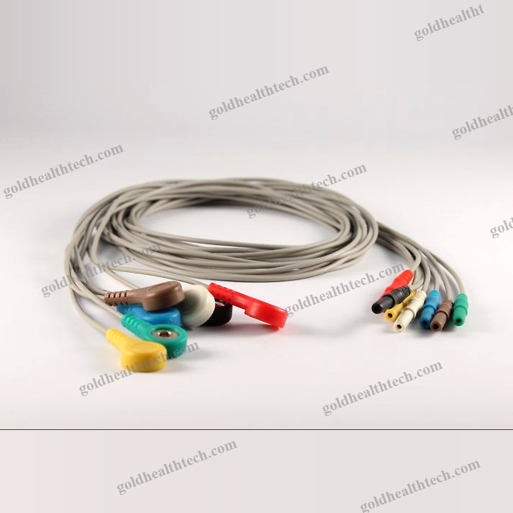 Cardiac Holter Monitor Ecg Cable