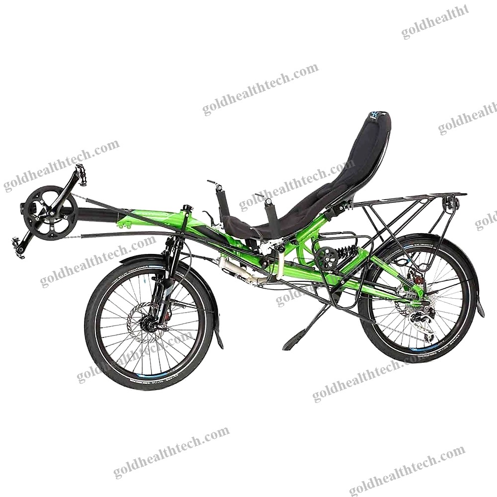 Crank-Propelled Recumbent Bicycle