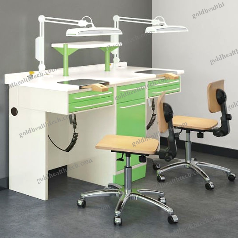 Dental Laboratory Workstation With Light 1