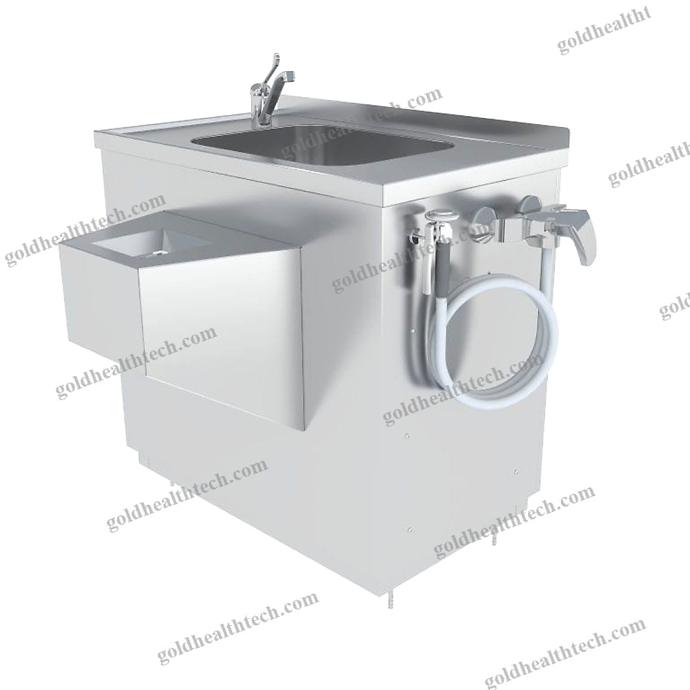 Floor-Mounted Mortuary Washing Unit