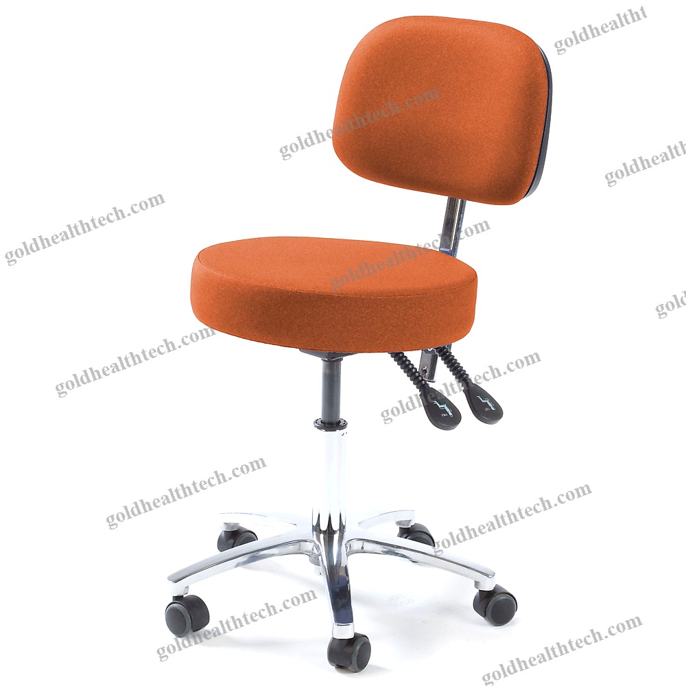 Height-Adjustable Doctor'S Chair