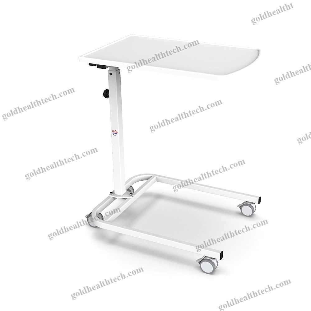 Height-Adjustable Overbed Table