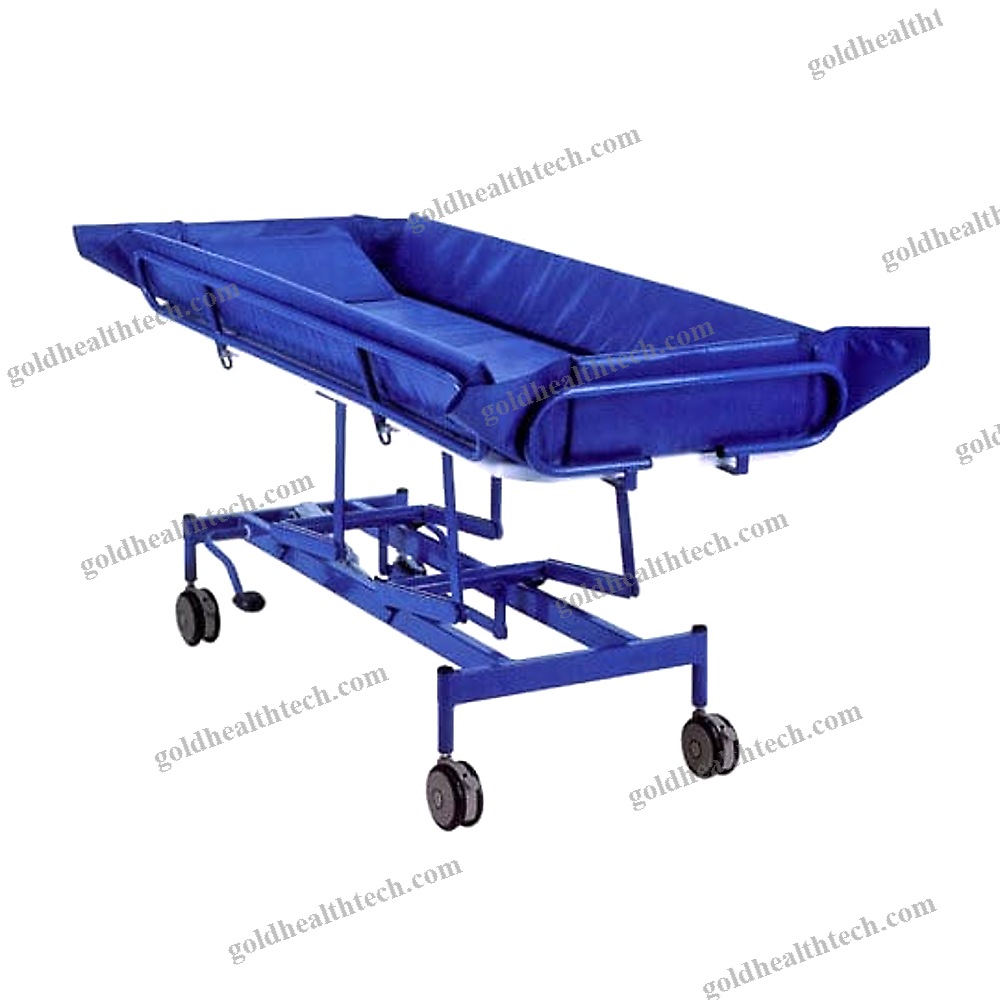Height-Adjustable Shower Trolley
