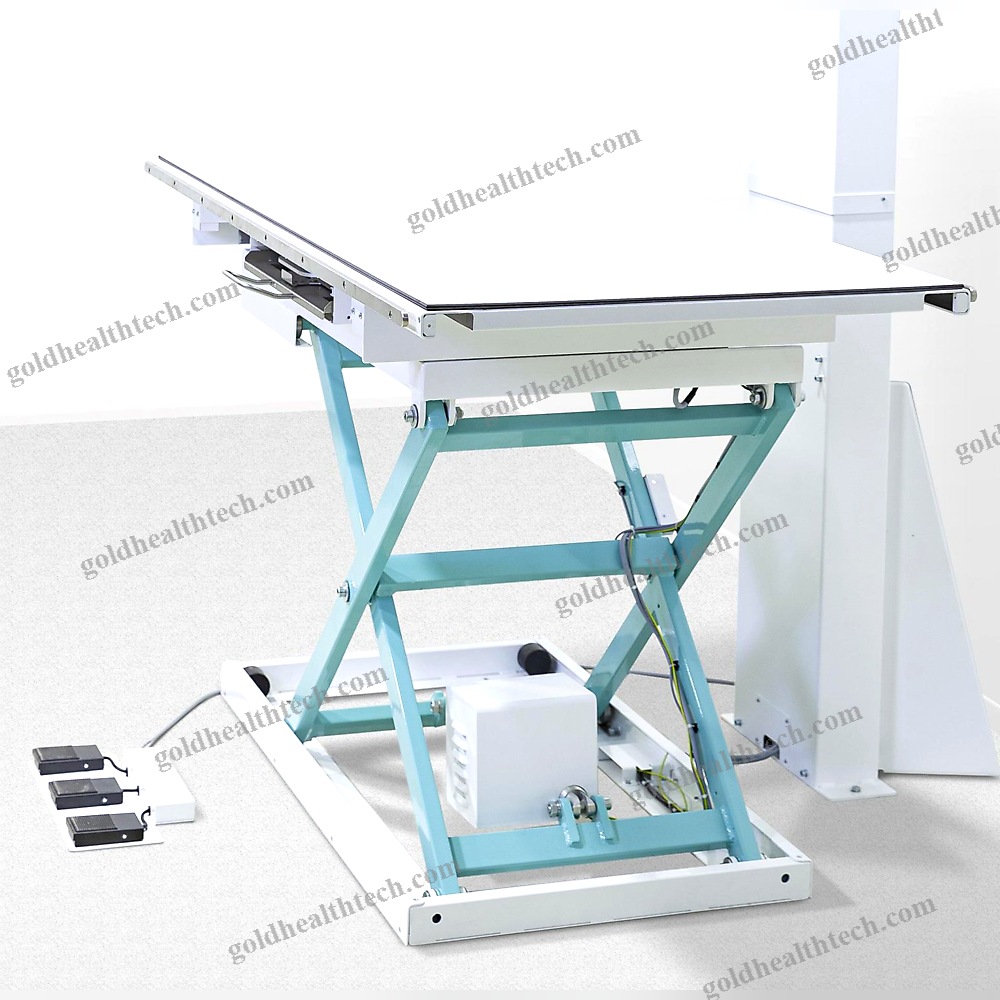 Height-Adjustable Veterinary X-Ray Table