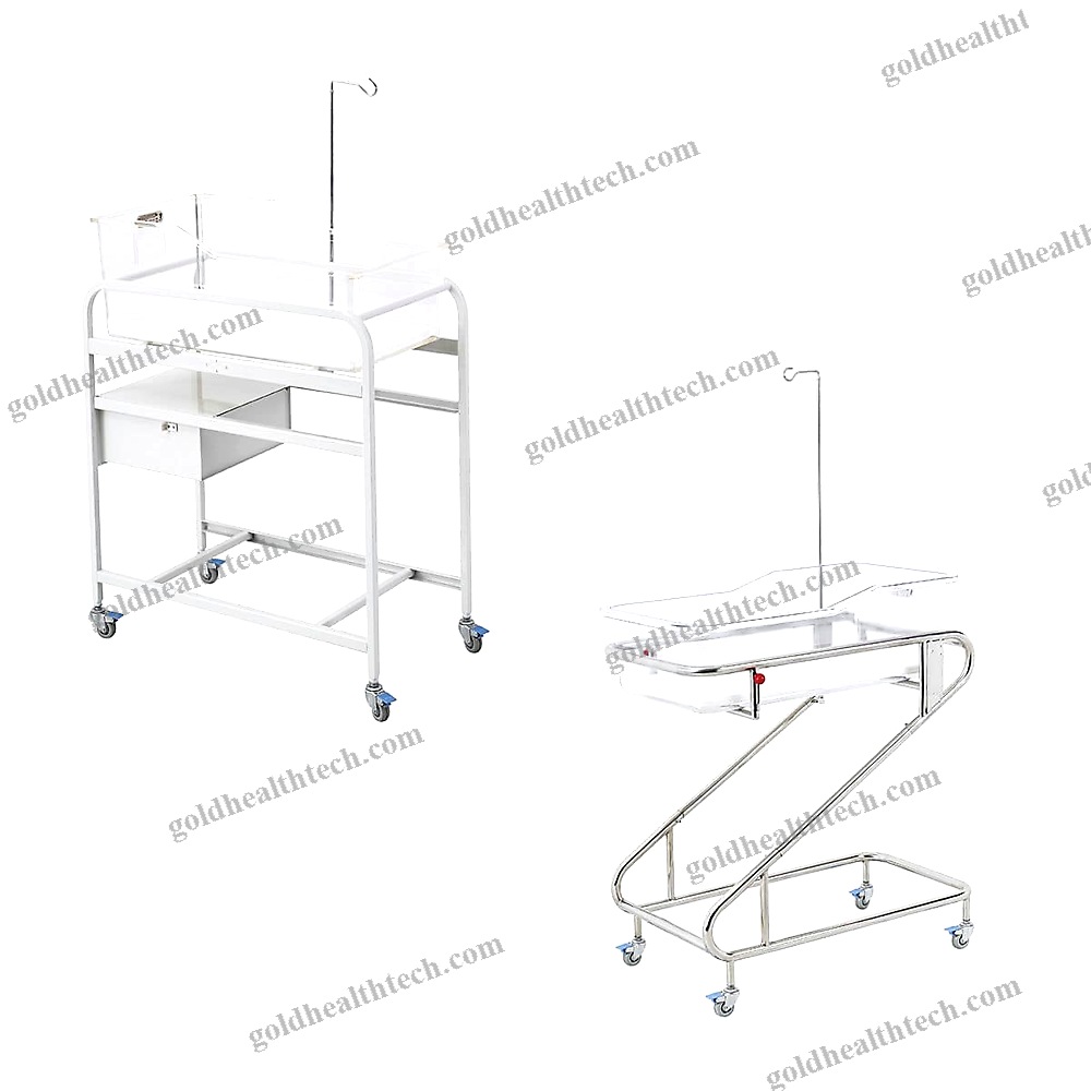 Hospital Bassinet On Casters 1