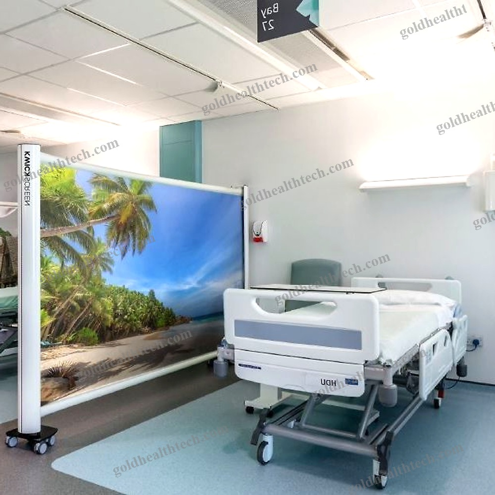 Hospital Screen On Casters
