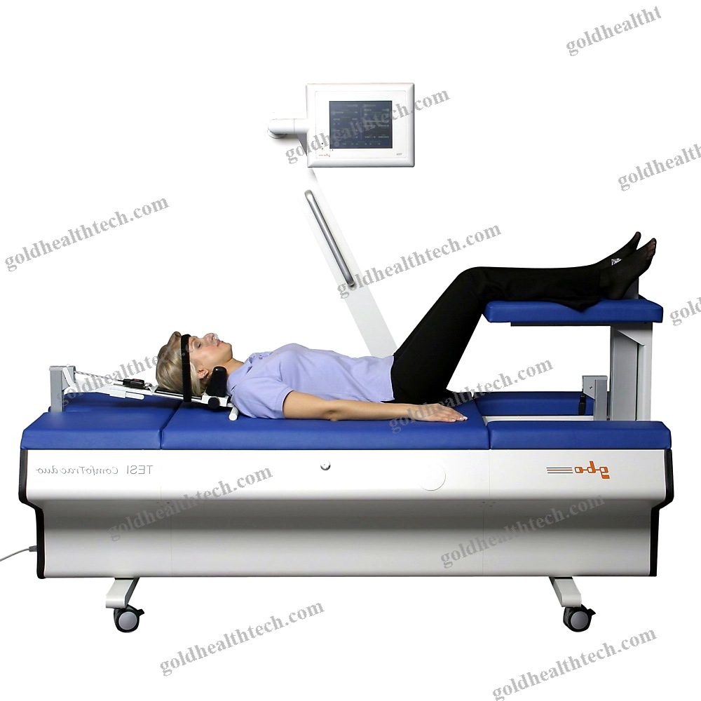 Lumbar And Cervical Traction Table