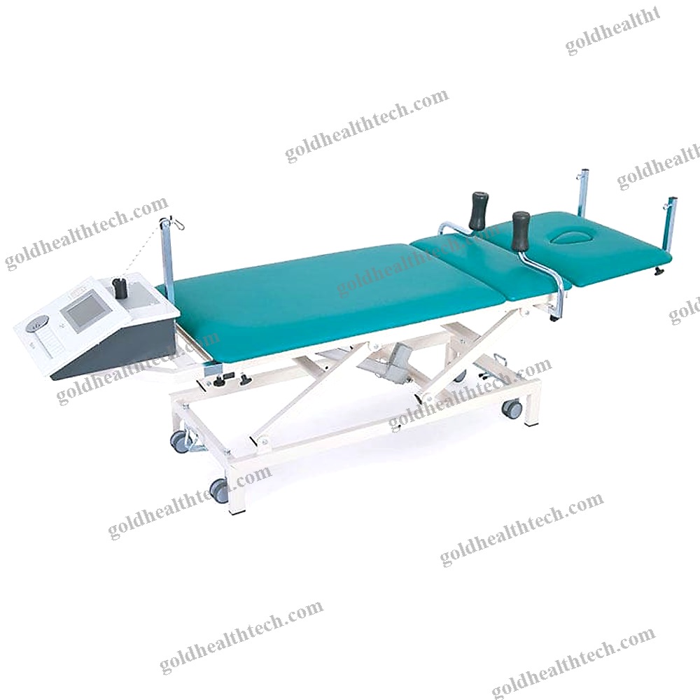 Lumbar And Cervical Traction Table