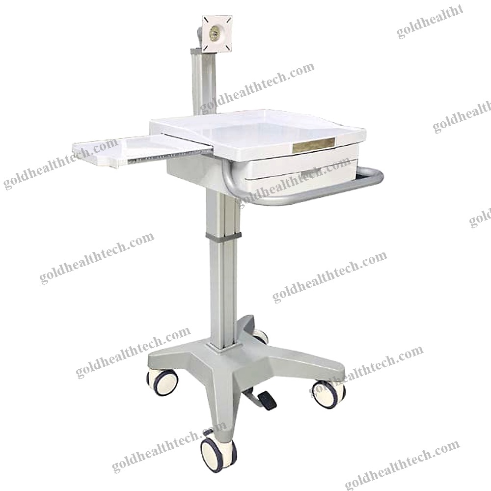 Medicine Distribution Computer Cart