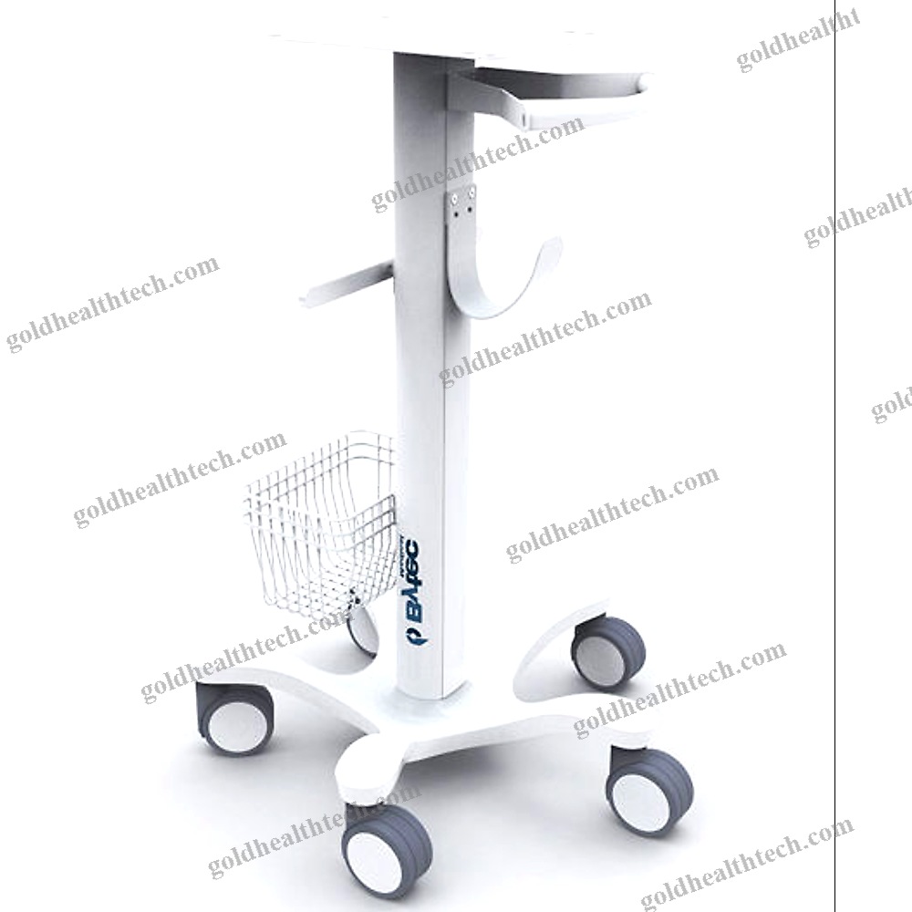 Monitor Support Pole On Casters