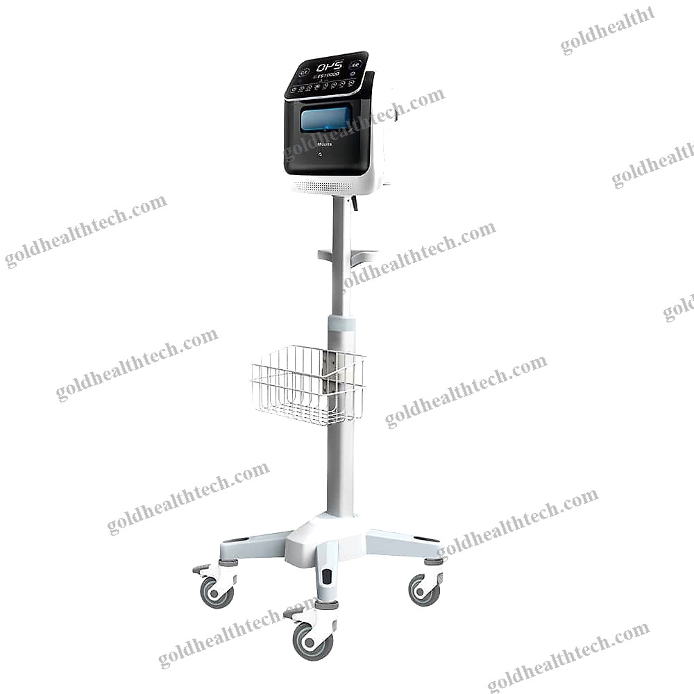 Monitor Support Pole On Casters