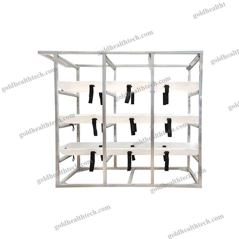 Mortuary Stretcher Storage Rack