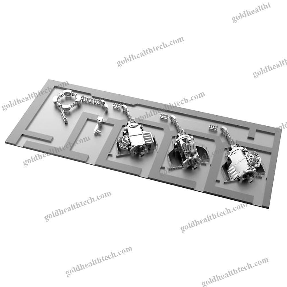 Proton Therapy Cyclotron With Robotized Positioning Table
