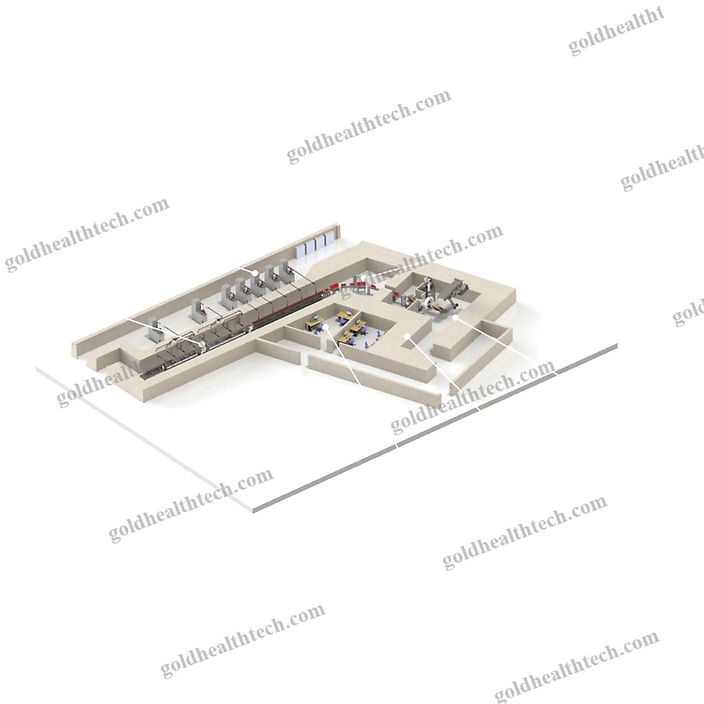 Proton Therapy Linear Accelerator With Robotized Positioning Table 1