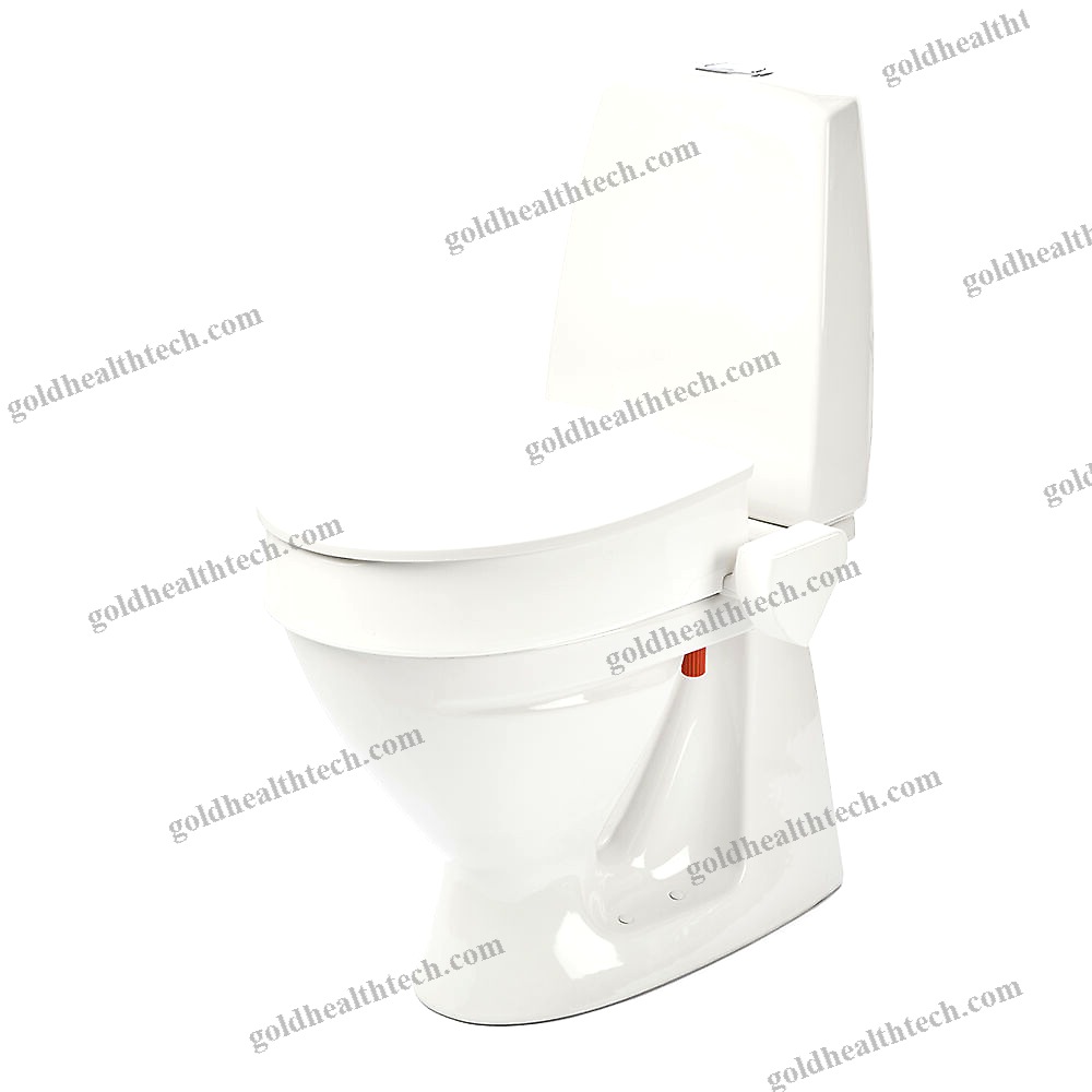 Raised Toilet Seat With Armrests