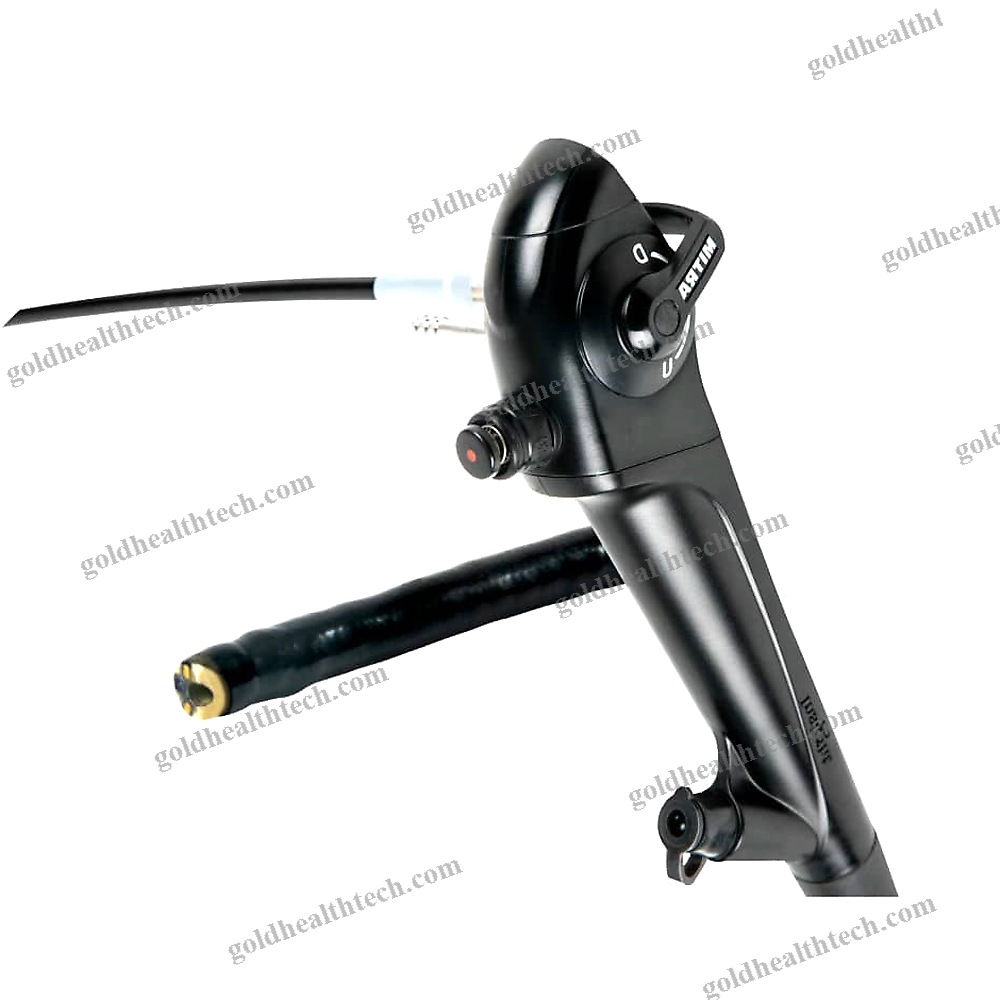Video Cystoscope With Optical Fiber For Laser