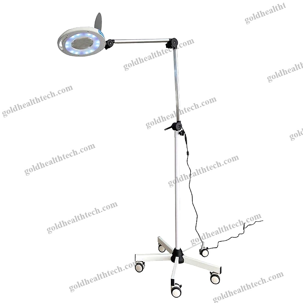 Wood Lamp On Casters